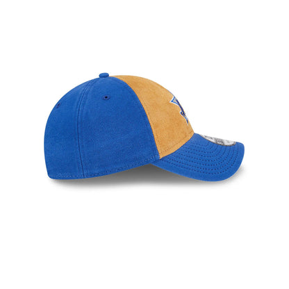 This is a Seattle Mariners Tan Texture Blue 9TWENTY Adjustable Cap 6