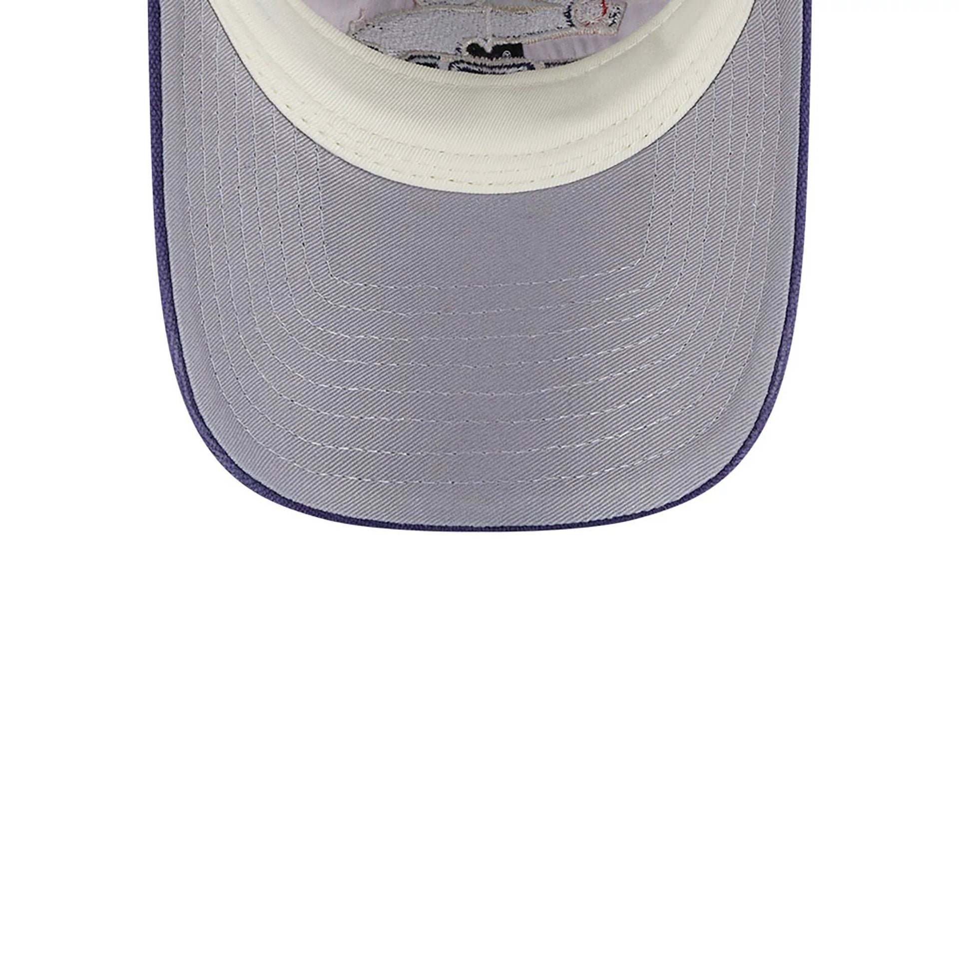 This is a Chicago White Sox Tan Texture Purple 9TWENTY Adjustable Cap 2