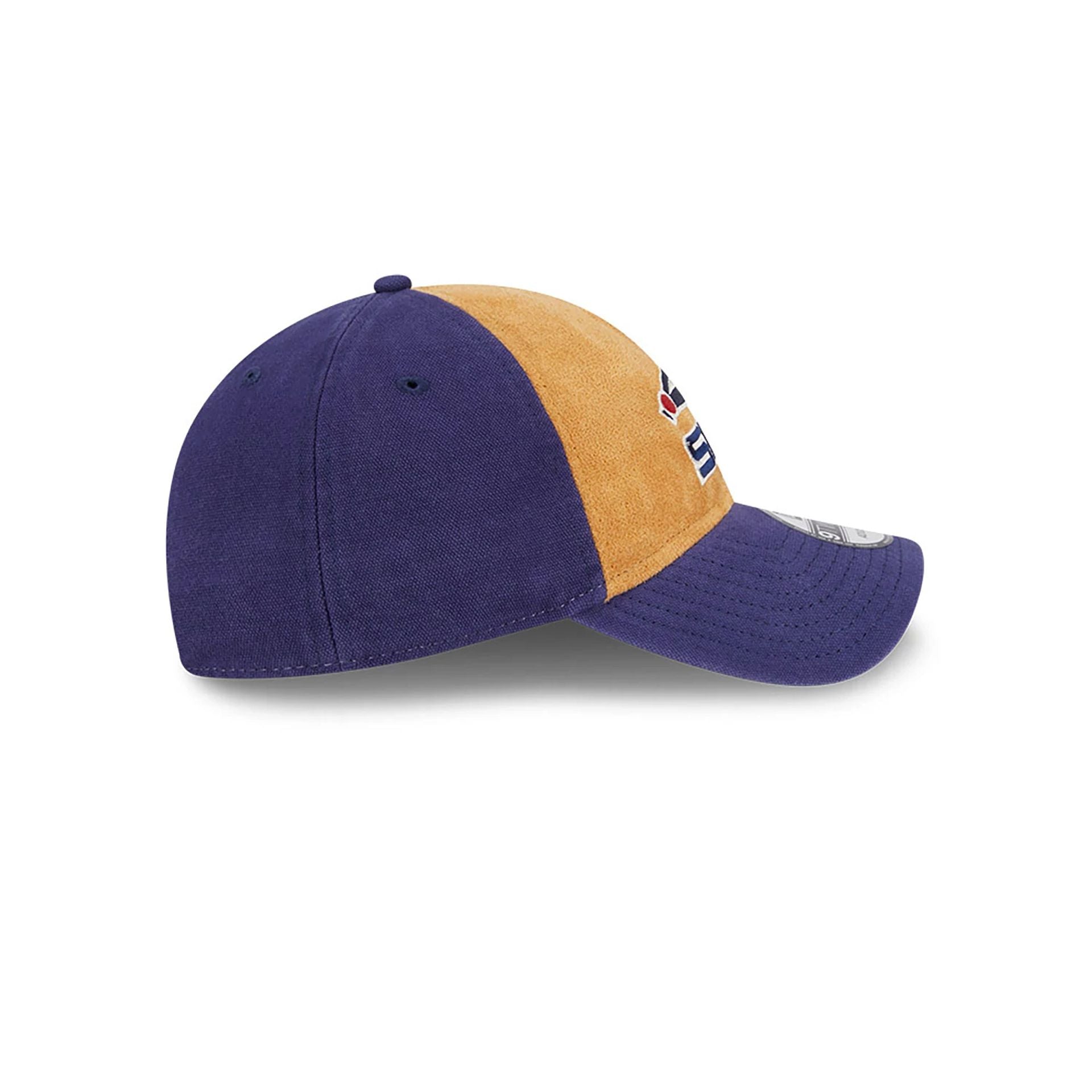 This is a Chicago White Sox Tan Texture Purple 9TWENTY Adjustable Cap 5