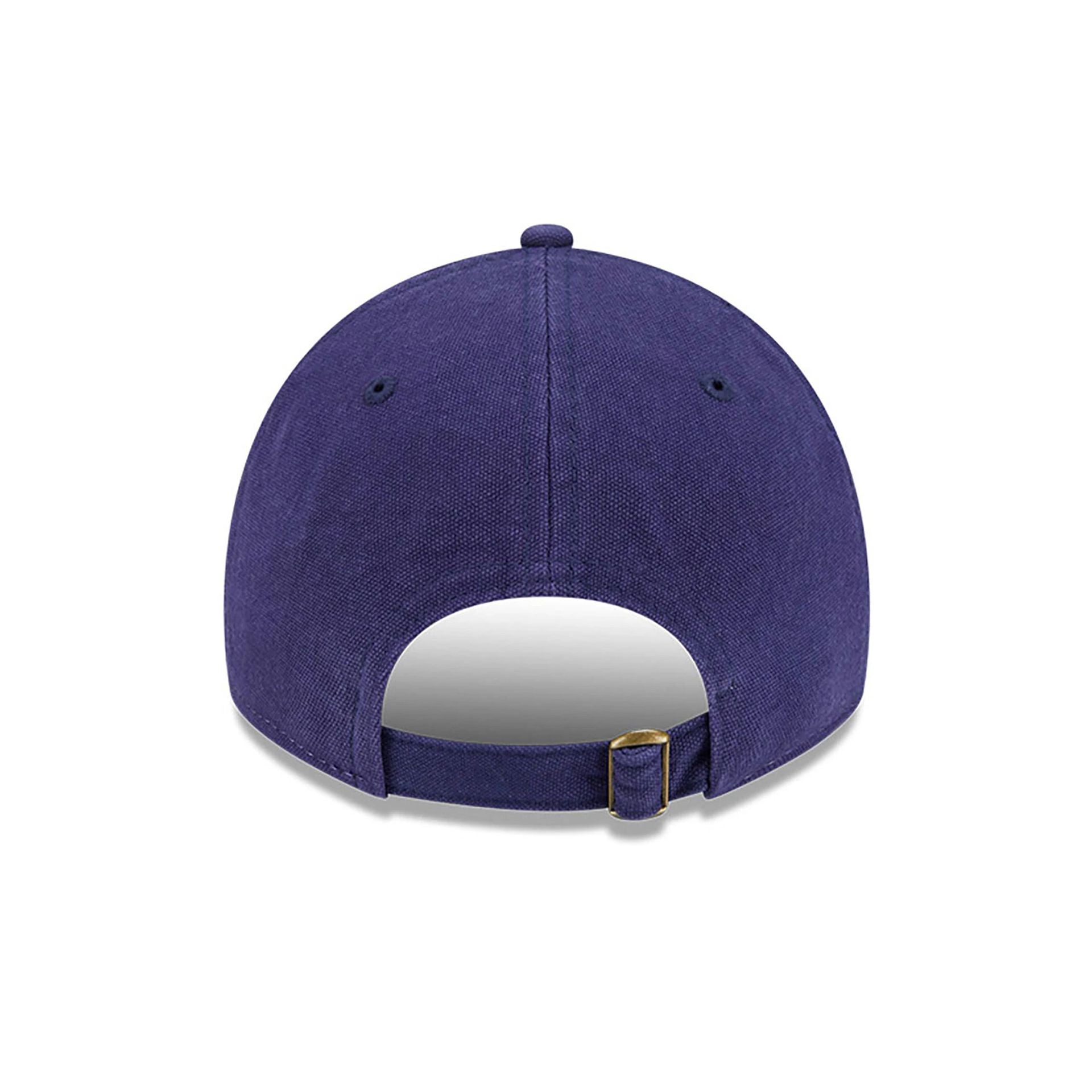 This is a Detroit Tigers Tan Texture Purple 9TWENTY Adjustable Cap 7