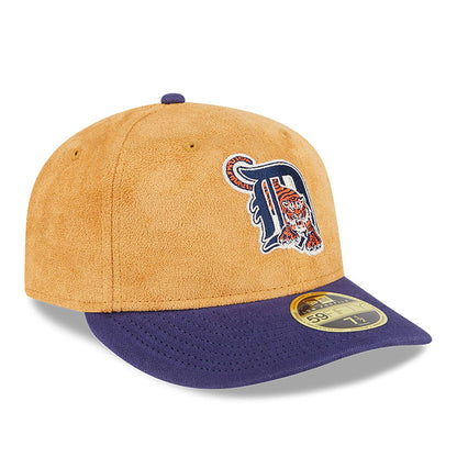 This is a Detroit Tigers Tan Texture Beige Low Profile 59FIFTY Fitted Cap 4