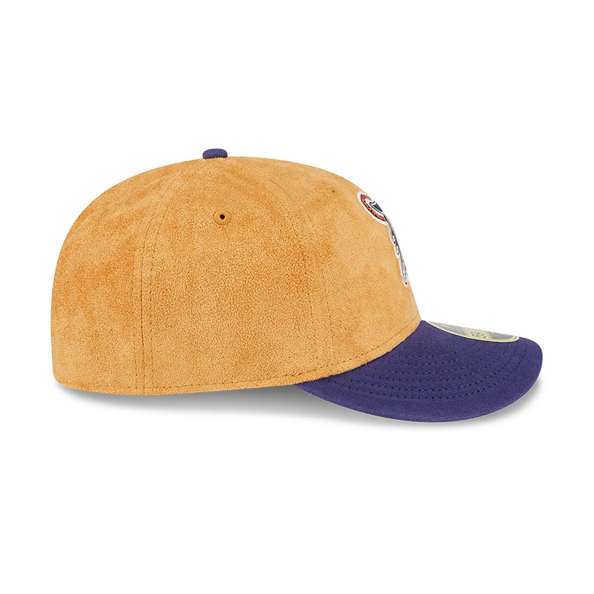 This is a Detroit Tigers Tan Texture Beige Low Profile 59FIFTY Fitted Cap 6