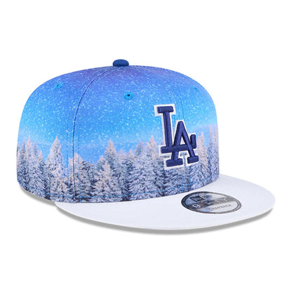 This is a LA Dodgers Winter Photoreal Blue 9FIFTY Snapback Cap 4