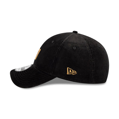 This is a New Era Cord Patch Black 39THIRTY Stretch-Fit Cap 6