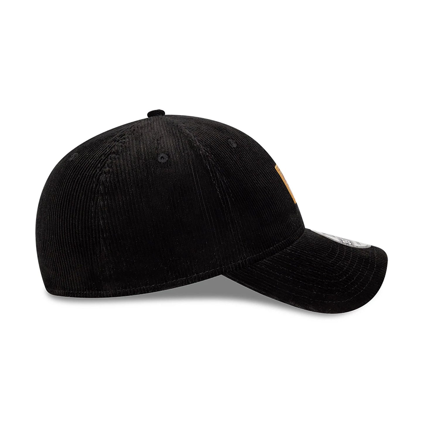 This is a New Era Cord Patch Black 39THIRTY Stretch-Fit Cap 7