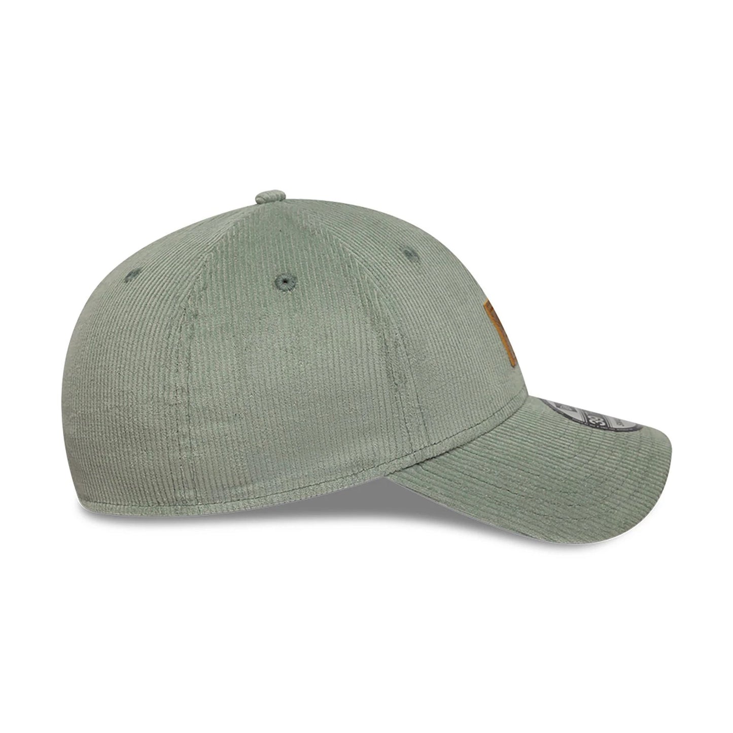 This is a New Era Cord Patch Pastel Green 39THIRTY Stretch-Fit Cap 7