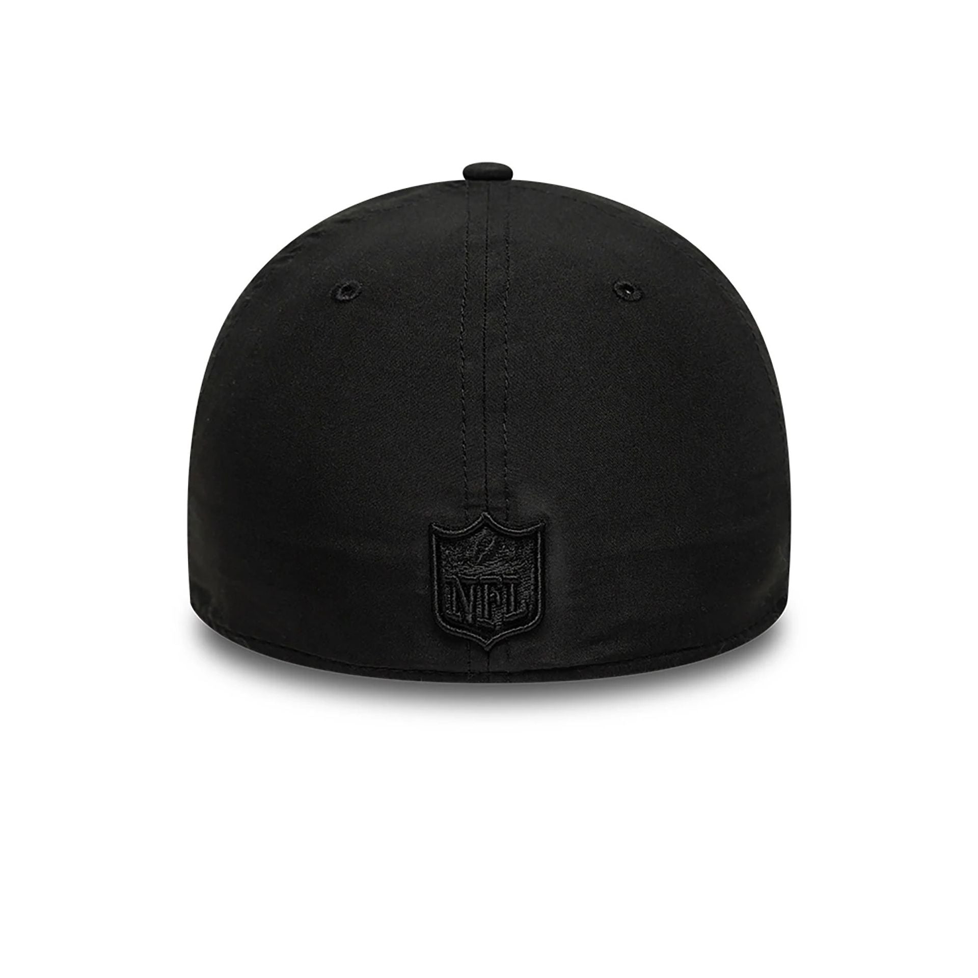 This is a Las Vegas Raiders Team Colour Black 39THIRTY Stretch-Fit Cap 4