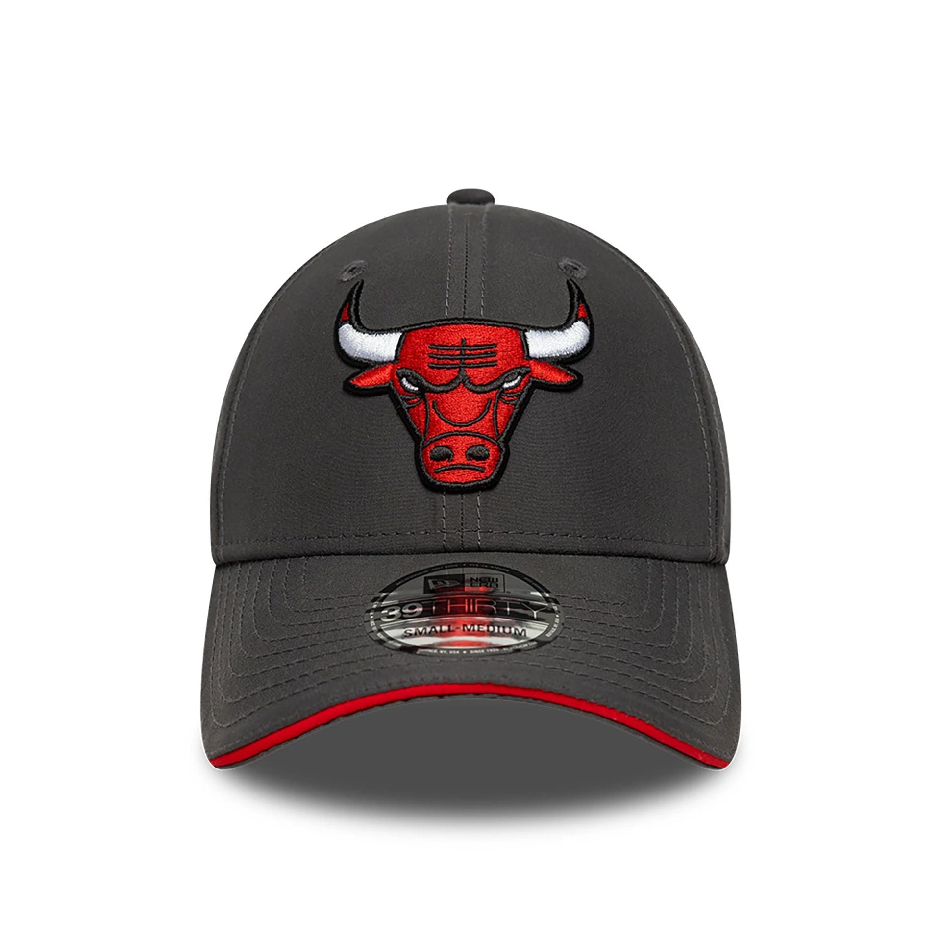 This is a Chicago Bulls Team Colour Dark Grey 39THIRTY Stretch-Fit Cap 2