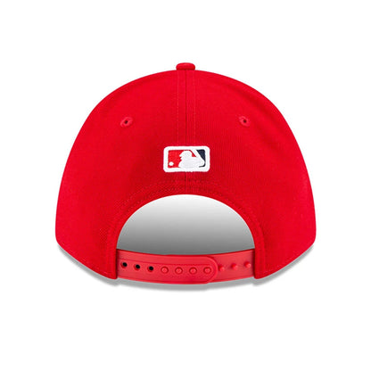 This is a LA Angels MLB Player Replica Red 9FORTY M-Crown Adjustable Cap 4