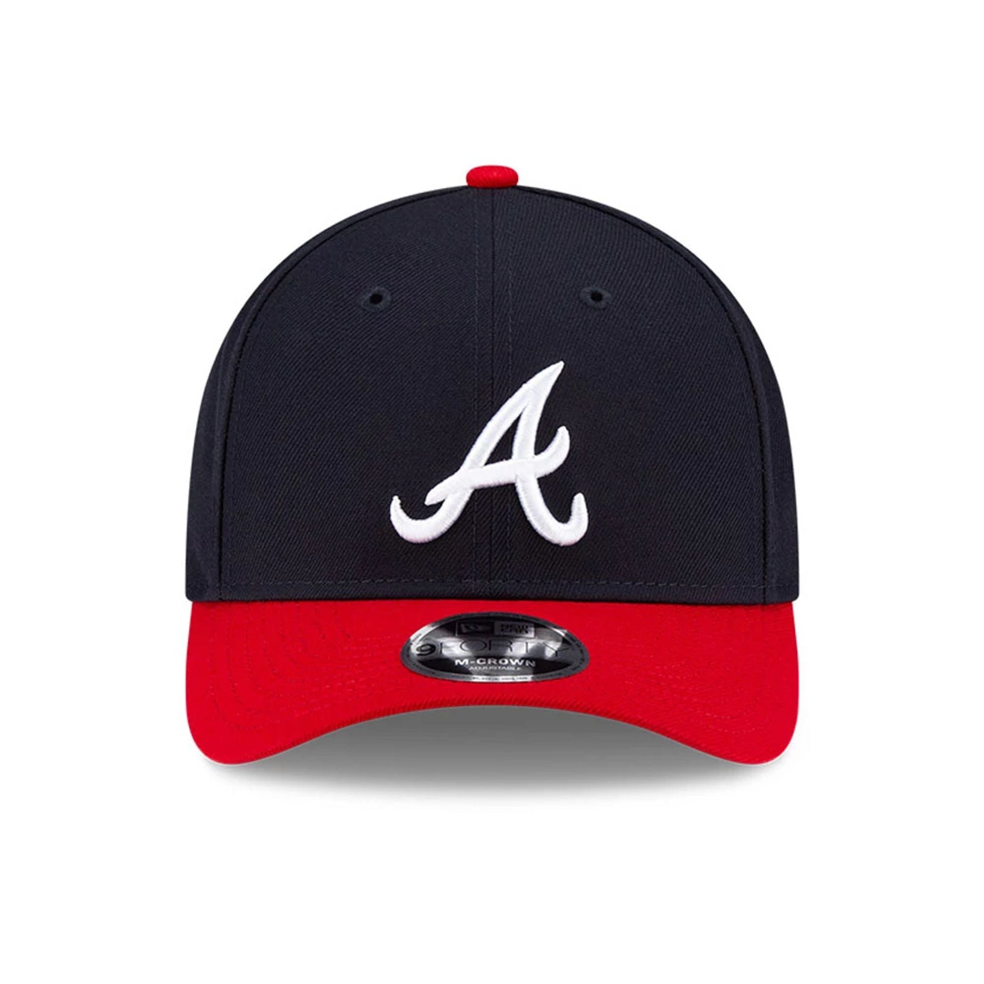 This is a Atlanta Braves MLB Player Replica Navy 9FORTY M-Crown Adjustable Cap 2