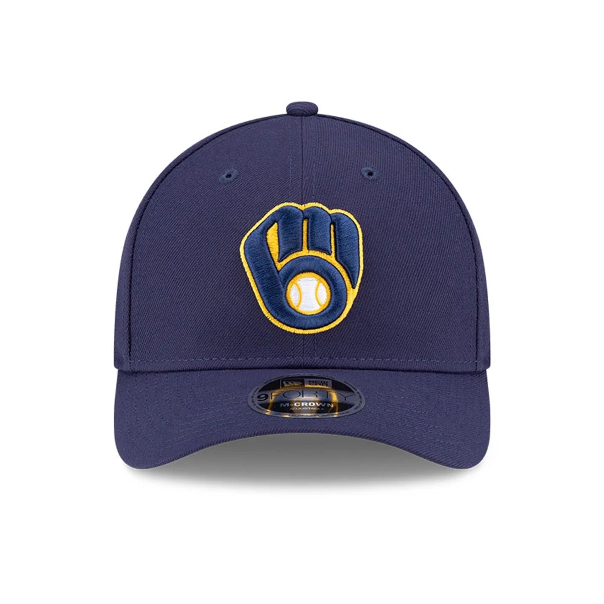 This is a Milwaukee Brewers MLB Player Replica Navy 9FORTY M-Crown Adjustable Cap 2