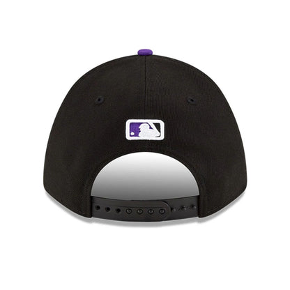 This is a Colorado Rockies MLB Player Replica Black 9FORTY M-Crown Adjustable Cap 4