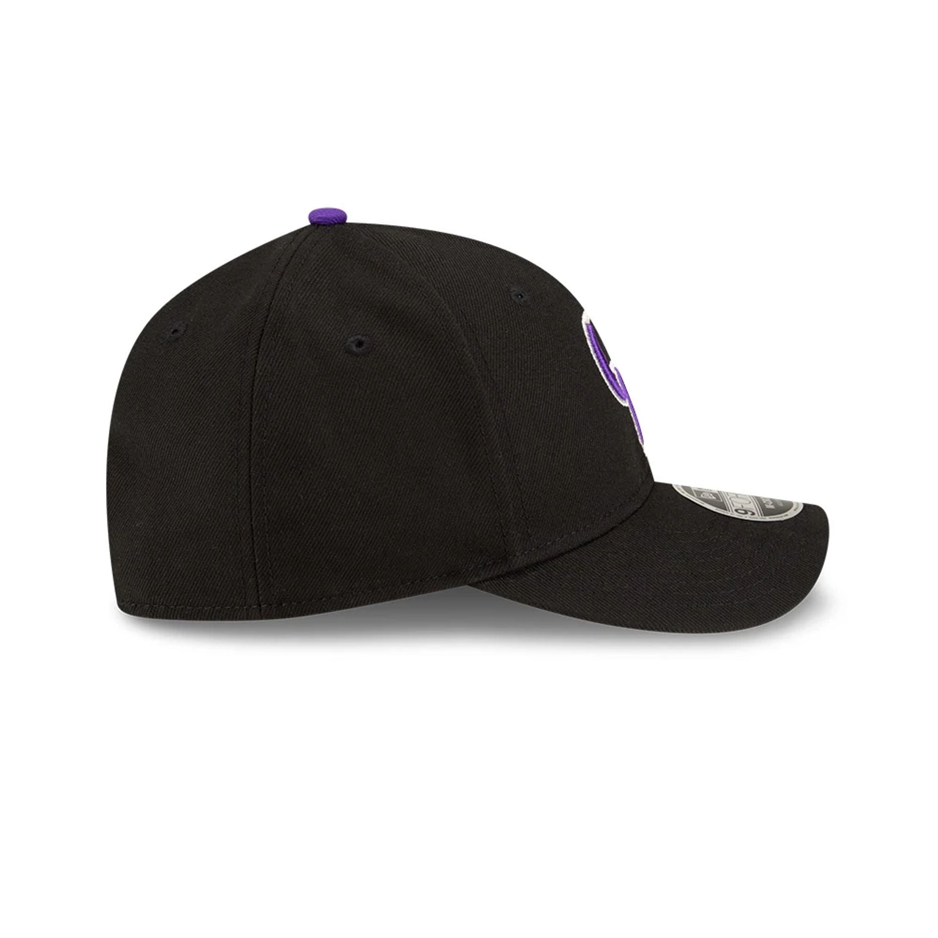 This is a Colorado Rockies MLB Player Replica Black 9FORTY M-Crown Adjustable Cap 6