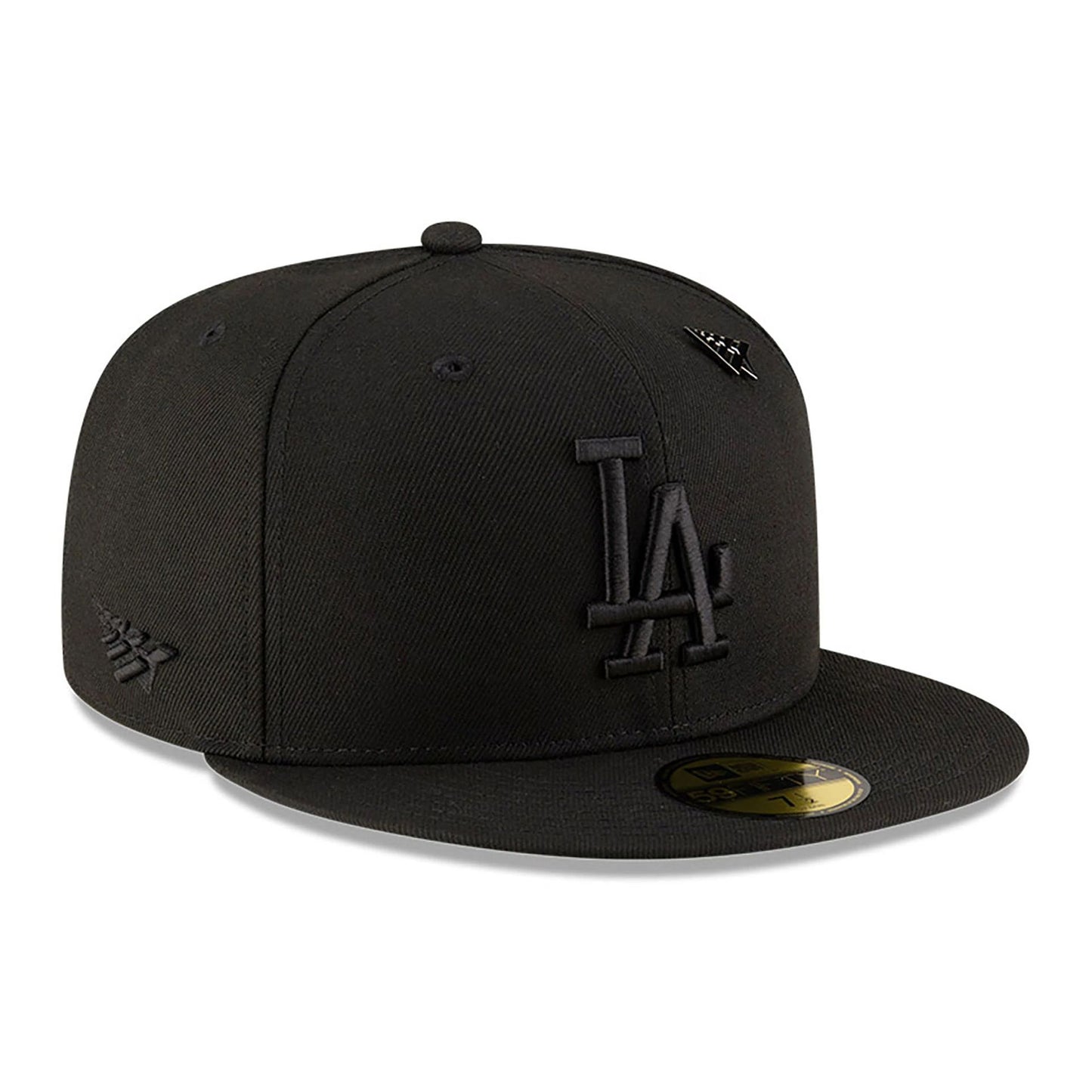 This is a LA Dodgers Paper Planes x MLB Black 59FIFTY Fitted Cap 4