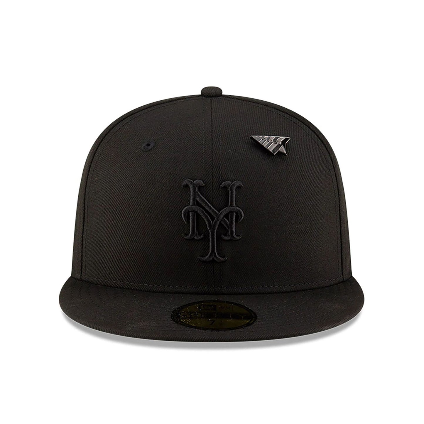 This is a New York Mets Paper Planes x MLB Black 59FIFTY Fitted Cap 3