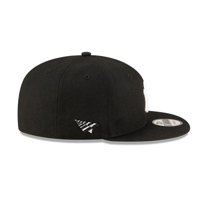 This is a New York Yankees Paper Planes x Yankees Black 9FIFTY Snapback Adjustable Cap 6