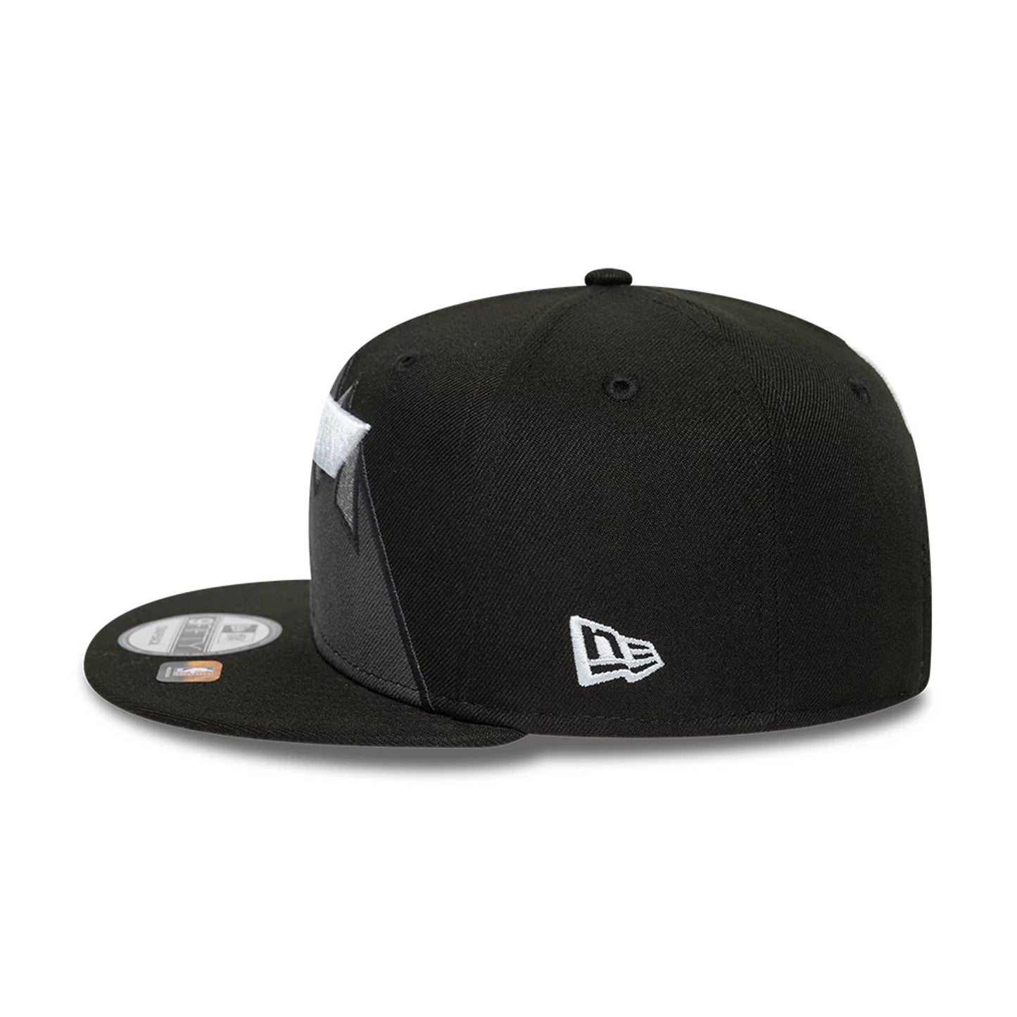 This is a Utah Jazz NBA Statement Black 9FIFTY Snapback Adjustable Cap 6