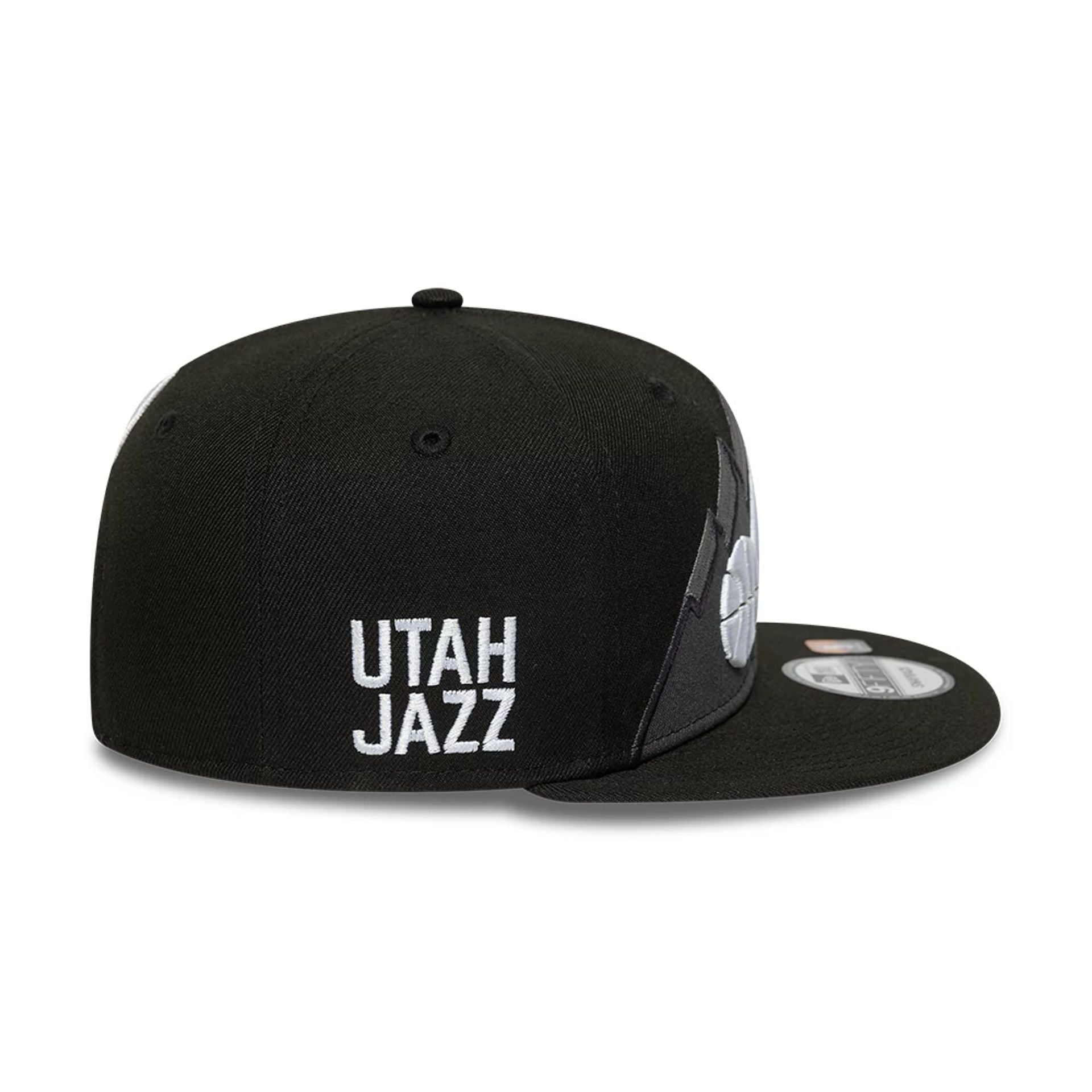 This is a Utah Jazz NBA Statement Black 9FIFTY Snapback Adjustable Cap 5