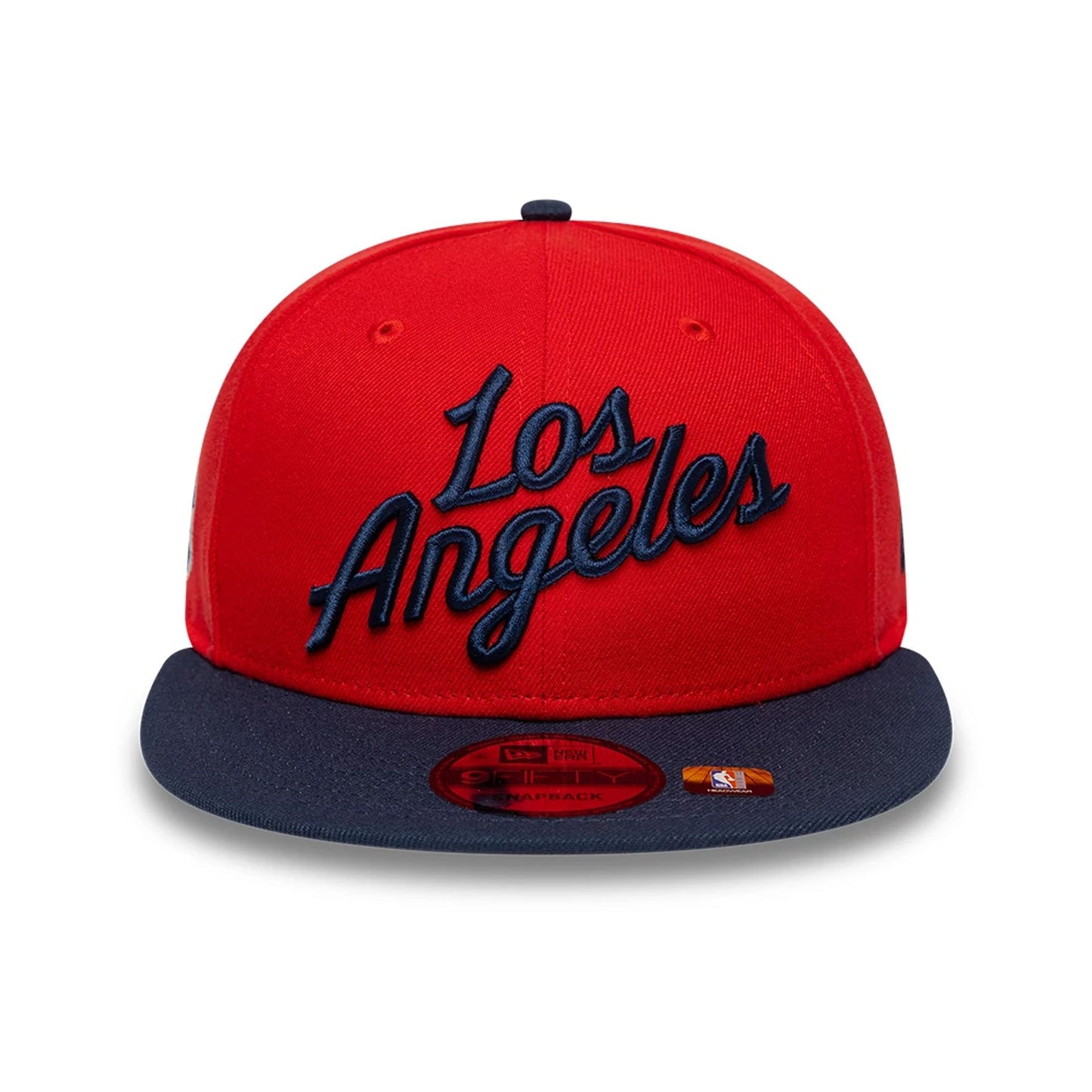 This is a LA Clippers NBA Statement Red 9FIFTY Snapback Adjustable Cap 3