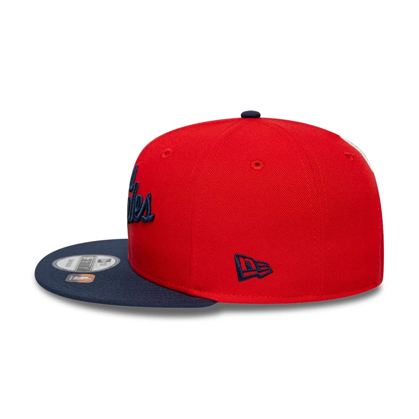 This is a LA Clippers NBA Statement Red 9FIFTY Snapback Adjustable Cap 7