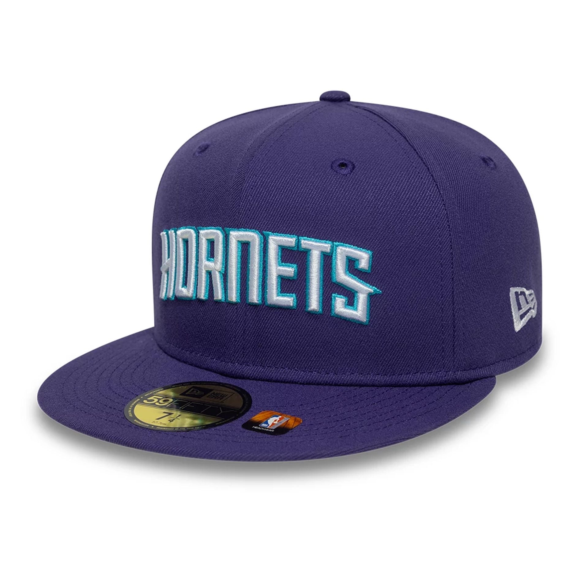 This is a Charlotte Hornets NBA Statement Purple 59FIFTY Fitted Cap 4