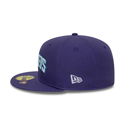 This is a Charlotte Hornets NBA Statement Purple 59FIFTY Fitted Cap 7