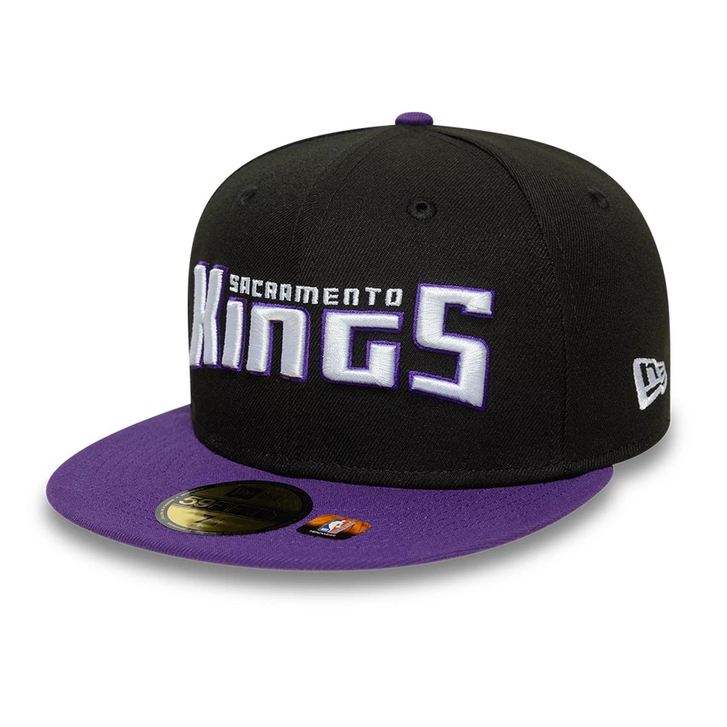 This is a Sacramento Kings NBA Statement Black 59FIFTY Fitted Cap 4