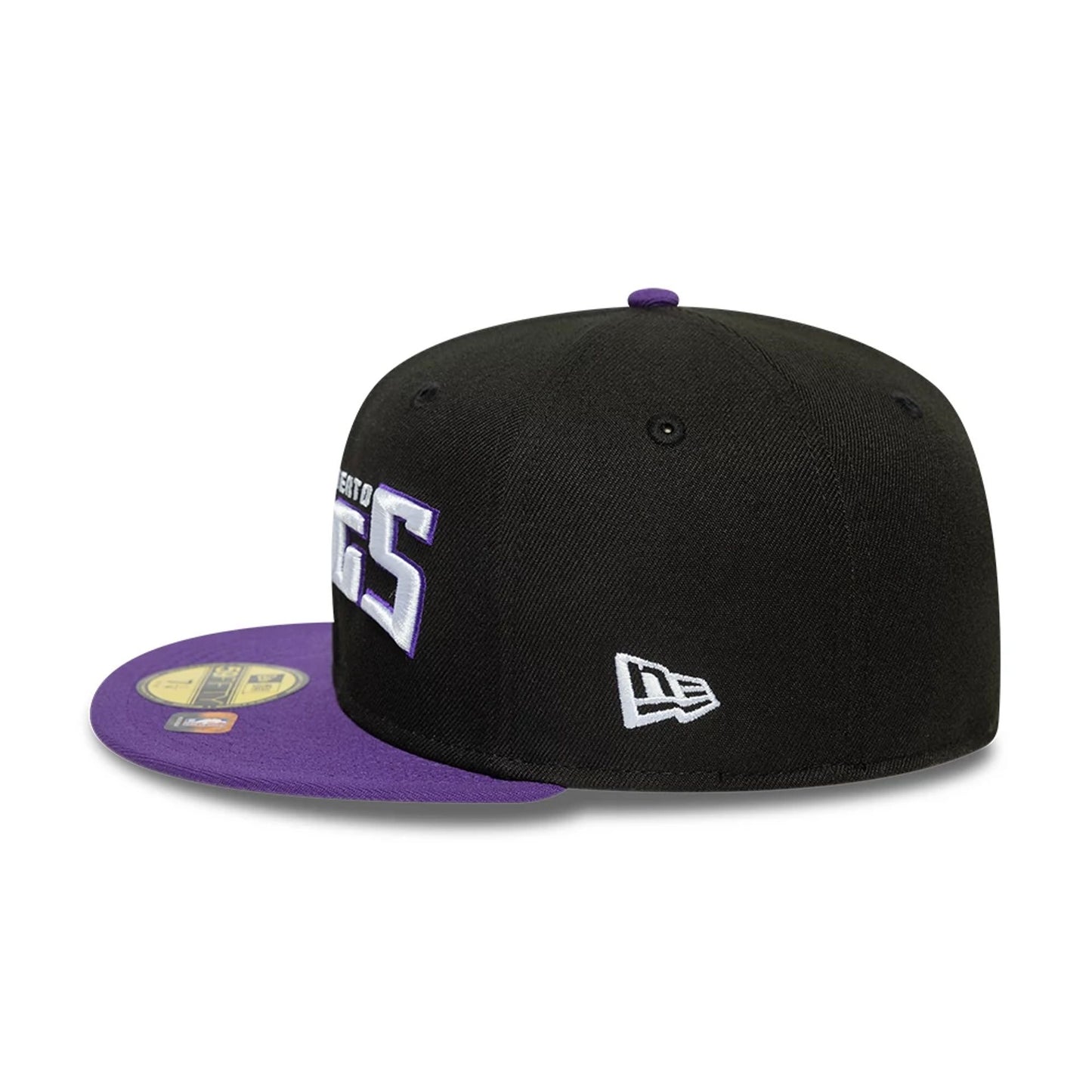 This is a Sacramento Kings NBA Statement Black 59FIFTY Fitted Cap 7