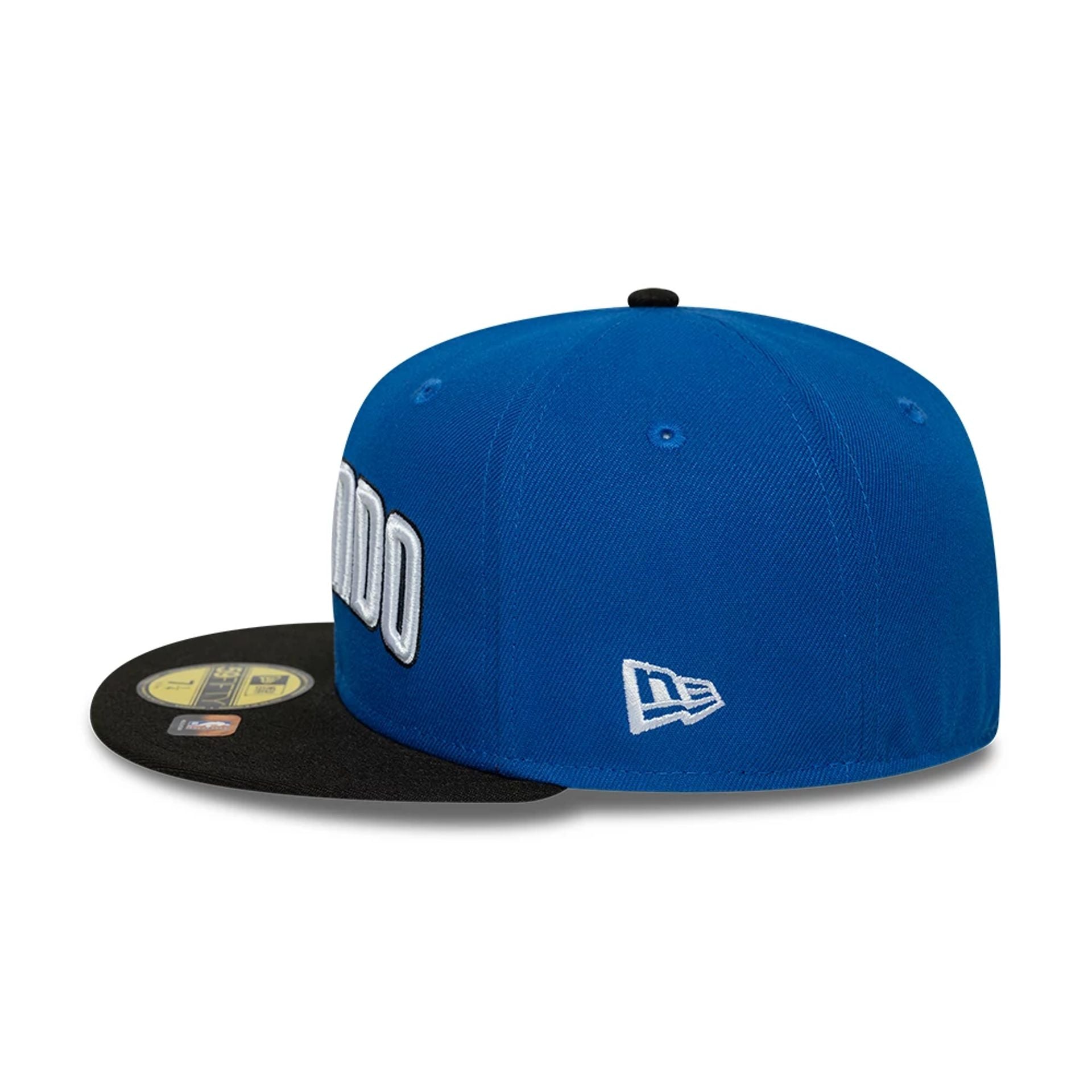 This is a Orlando Magic NBA Statement Blue 59FIFTY Fitted Cap 7