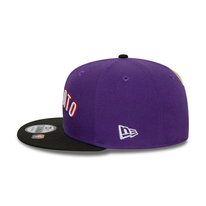 This is a Toronto Raptors NBA Classic Purple 9FIFTY Snapback Adjustable Cap 7