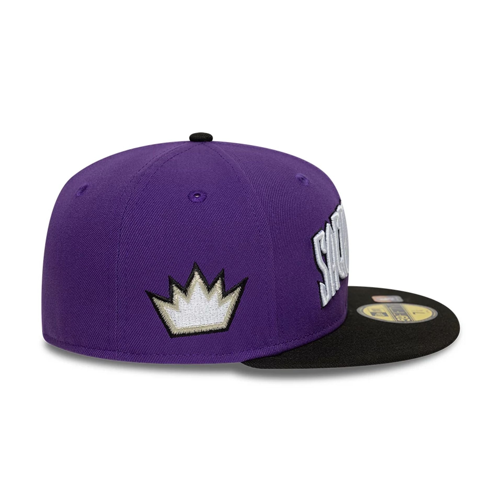 This is a Sacramento Kings NBA Classic Purple 59FIFTY Fitted Cap 6