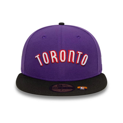 This is a Toronto Raptors NBA Classic Purple 59FIFTY Fitted Cap 3