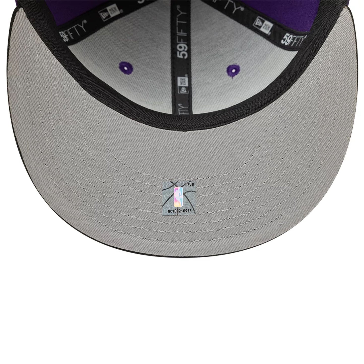 This is a Toronto Raptors NBA Classic Purple 59FIFTY Fitted Cap 2