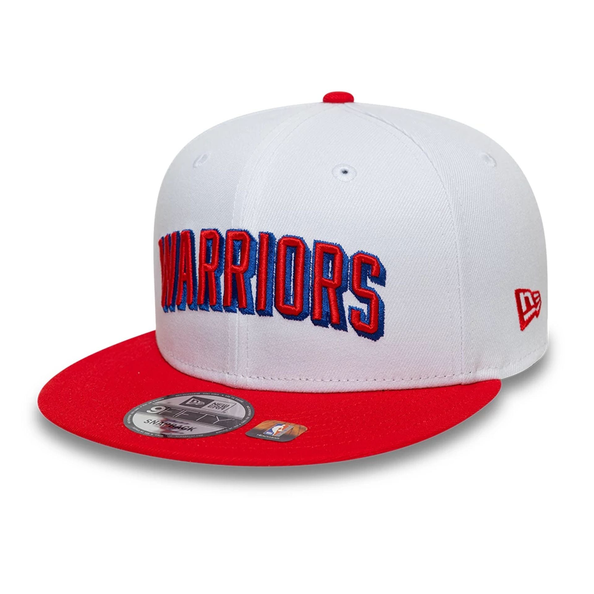 This is a Golden State Warriors NBA Classic White 9FIFTY Snapback Adjustable Cap 1