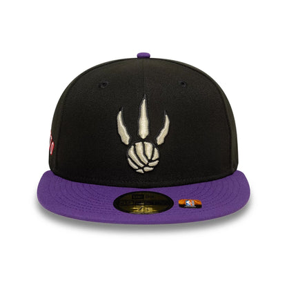 This is a Toronto Raptors NBA Classic Black 59FIFTY Fitted Cap 3