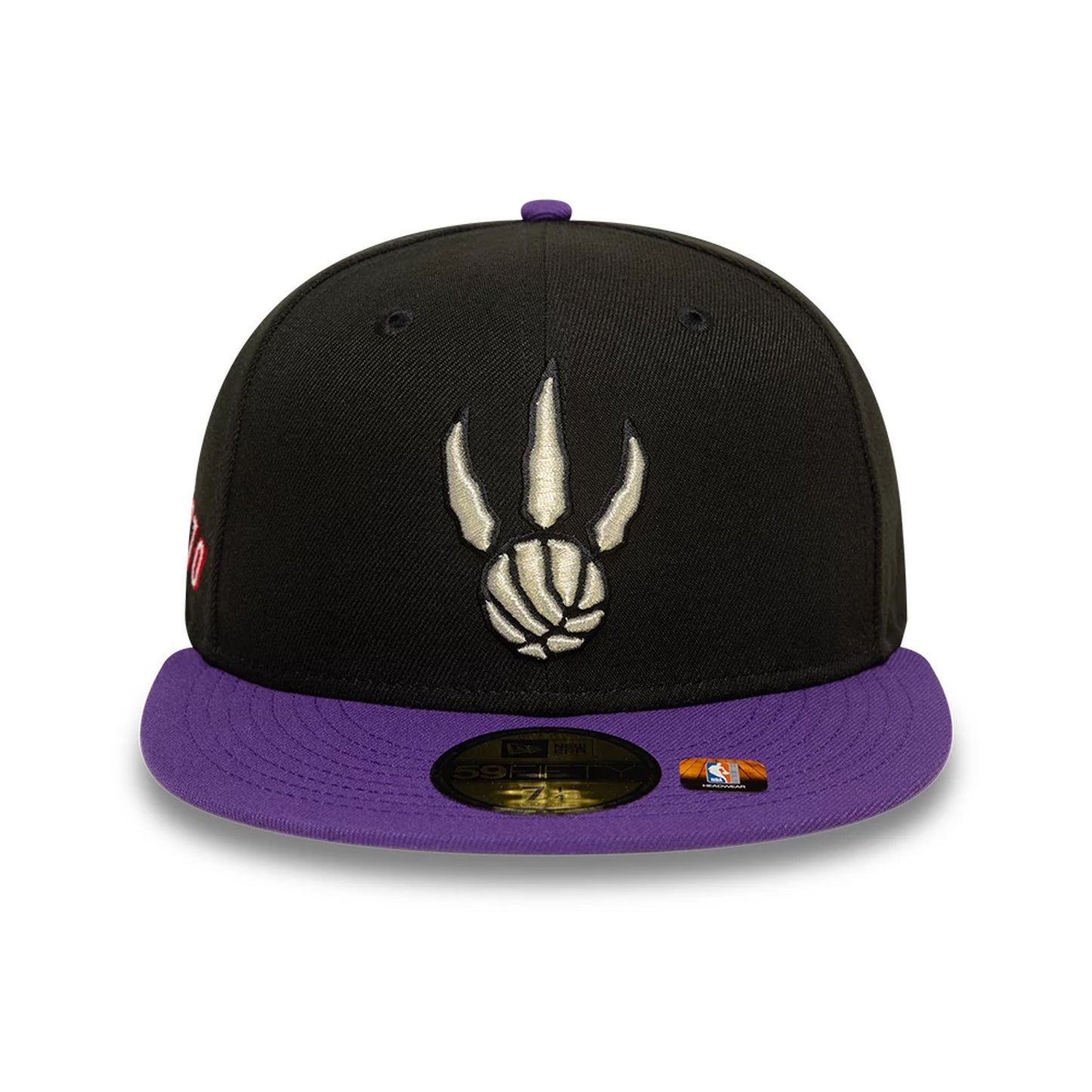 This is a Toronto Raptors NBA Classic Black 59FIFTY Fitted Cap 3