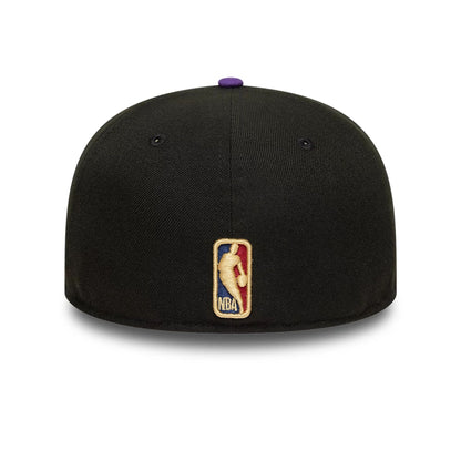 This is a Toronto Raptors NBA Classic Black 59FIFTY Fitted Cap 5