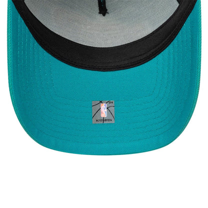 This is a Memphis Grizzlies NBA Classic Turquoise 9FORTY A-Frame Trucker Adjustable Cap 7