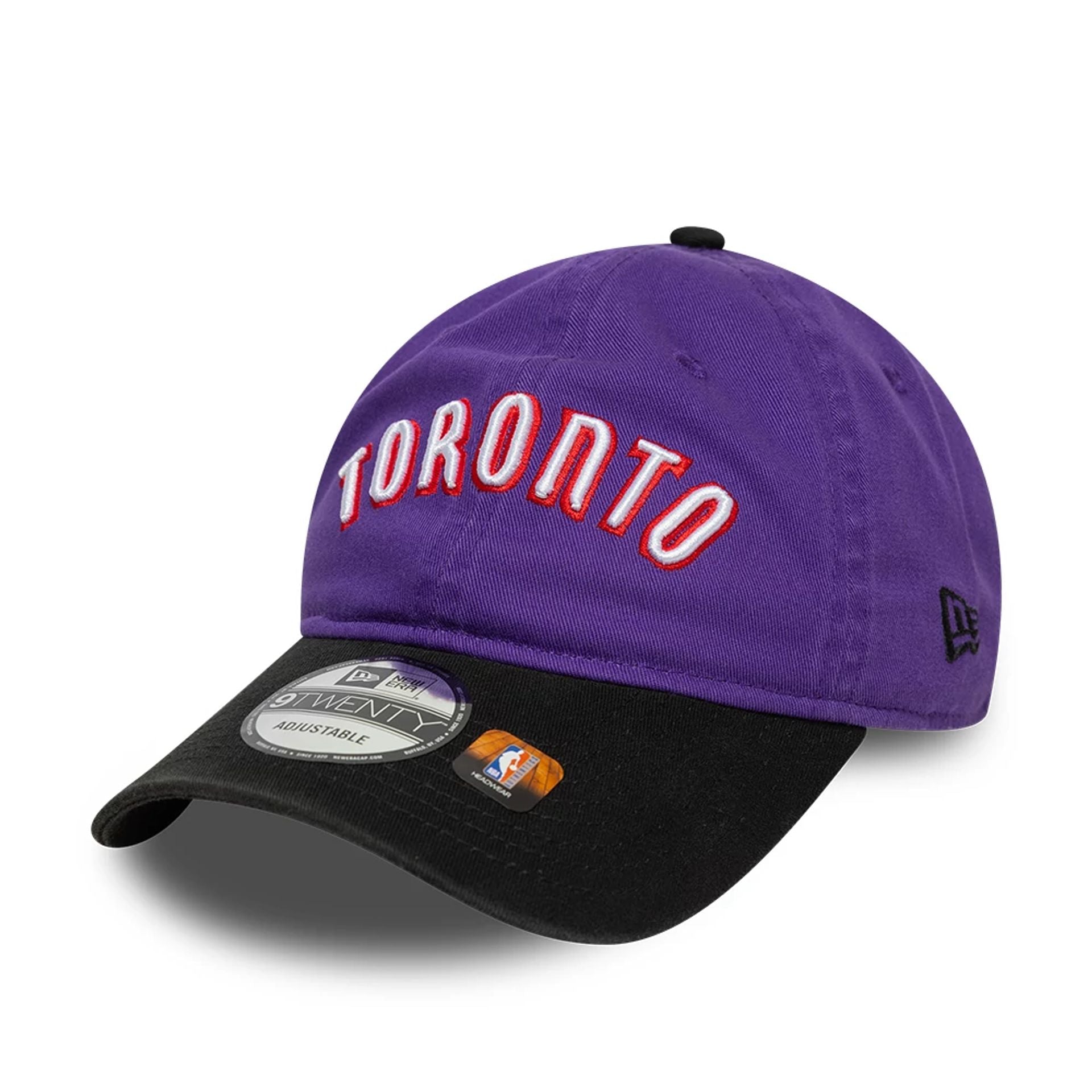 This is a Toronto Raptors NBA Classic Purple 9TWENTY Adjustable Cap 1