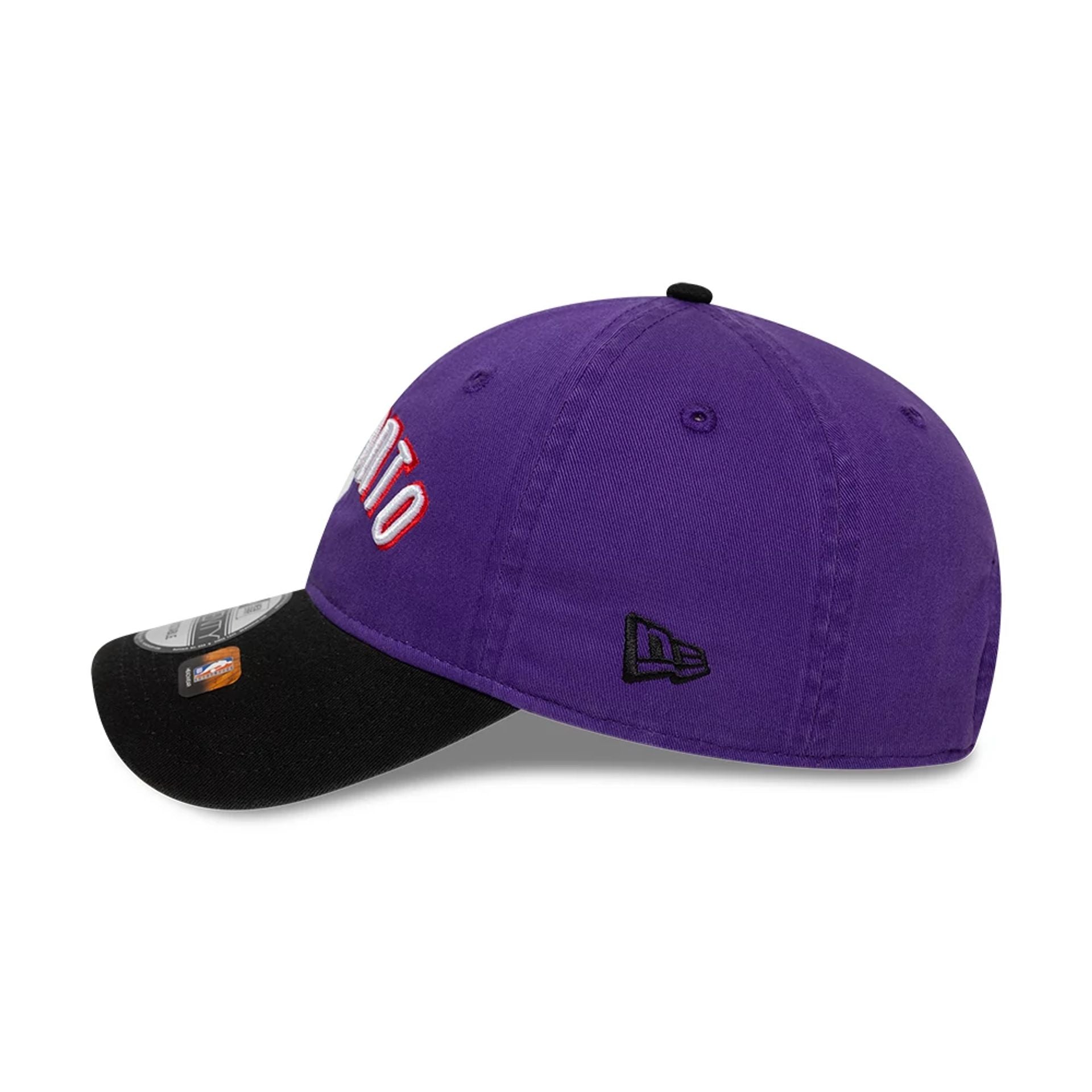 This is a Toronto Raptors NBA Classic Purple 9TWENTY Adjustable Cap 5