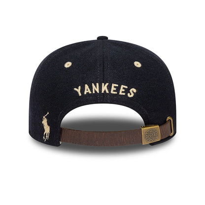 This is a Ralph Lauren x MLB New York Yankees Navy Retro Crown 9FIFTY Snapback Cap 5