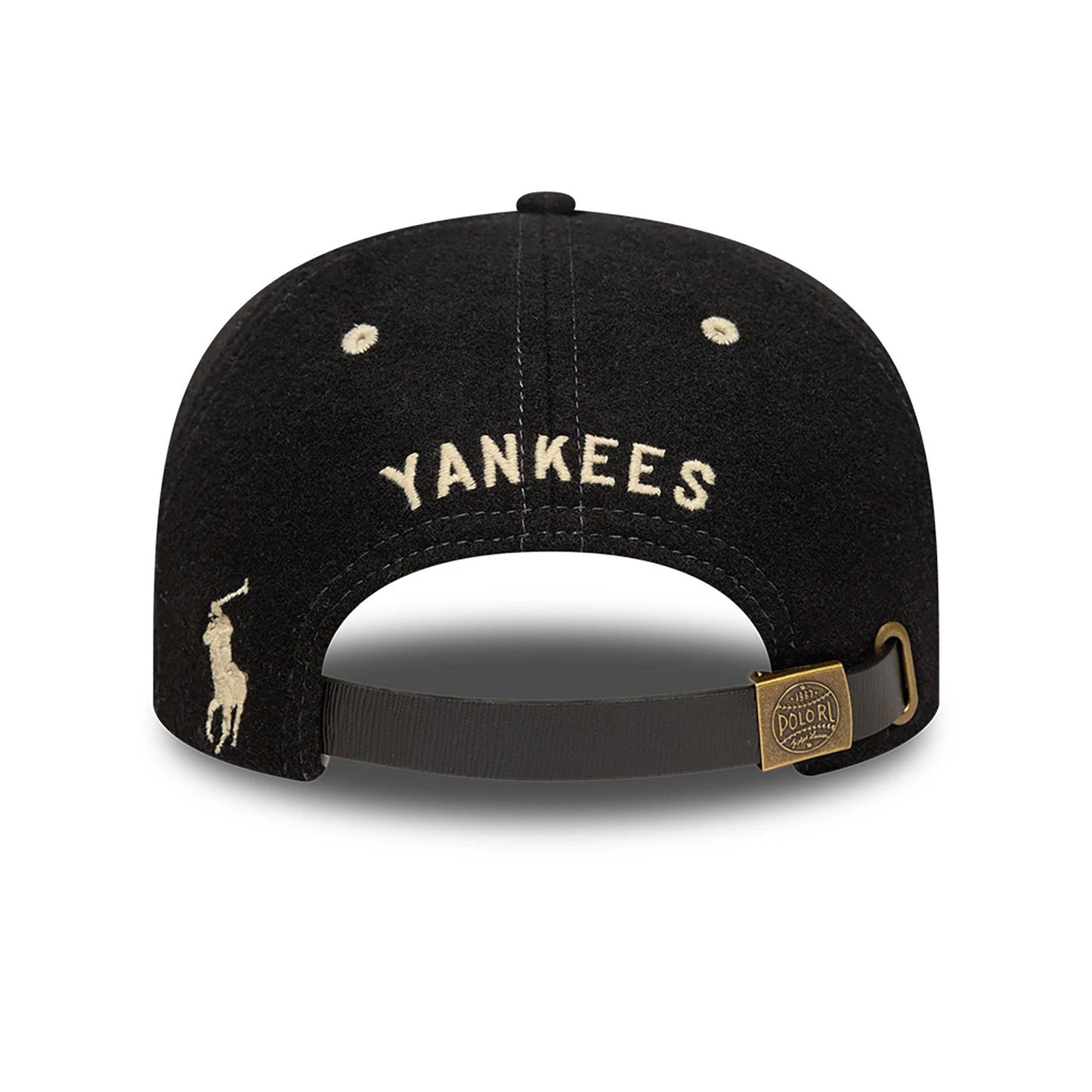 This is a Ralph Lauren x MLB New York Yankees Black Retro Crown 9FIFTY Snapback Adjustable Cap 5