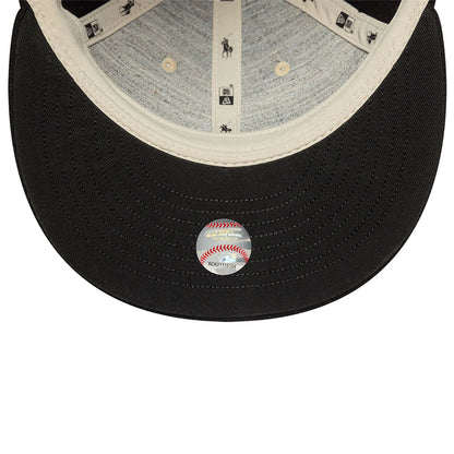 This is a Ralph Lauren x MLB New York Yankees Black Retro Crown 9FIFTY Snapback Adjustable Cap 3