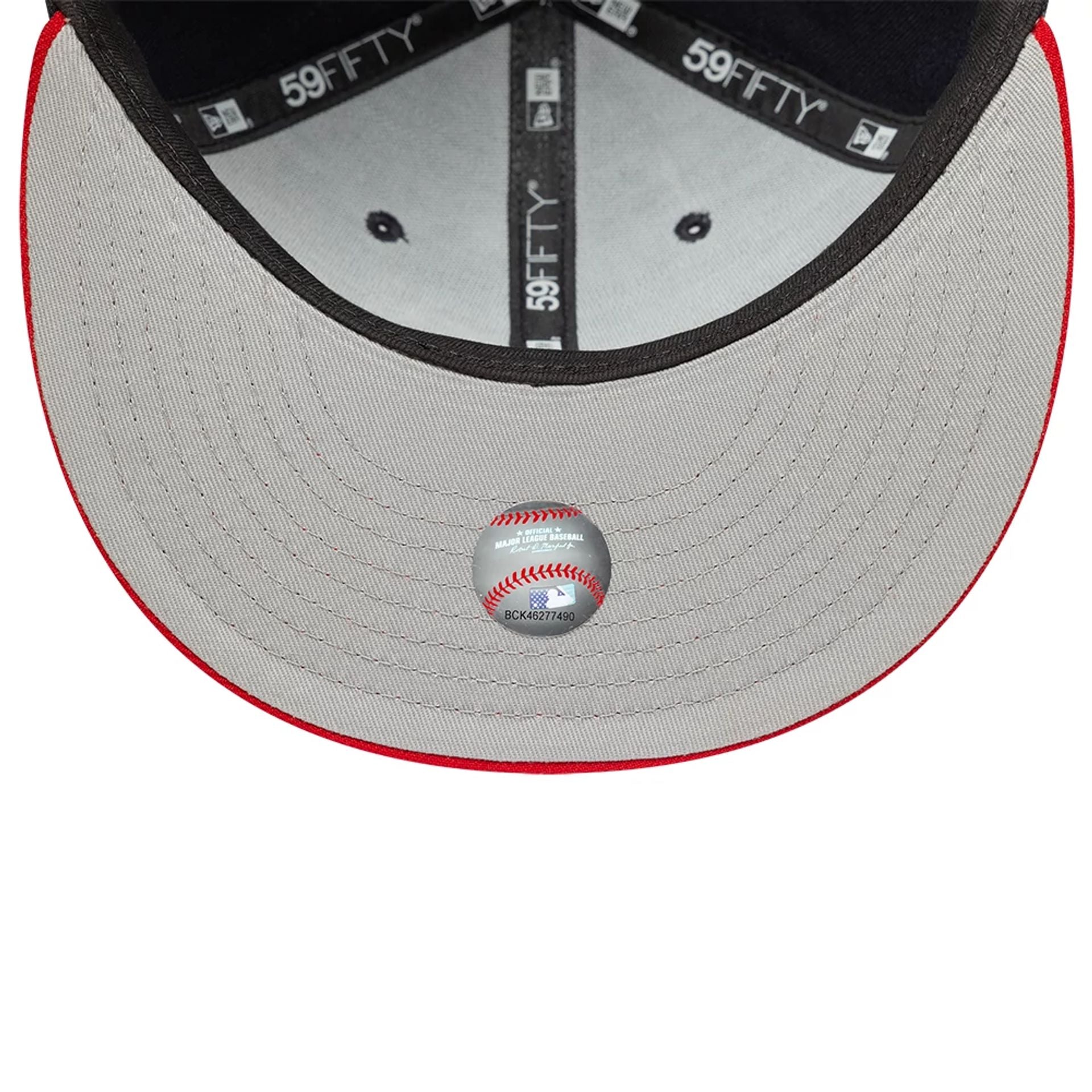 This is a Atlanta Braves Compound X MLB Navy 59FIFTY Fitted Cap 2