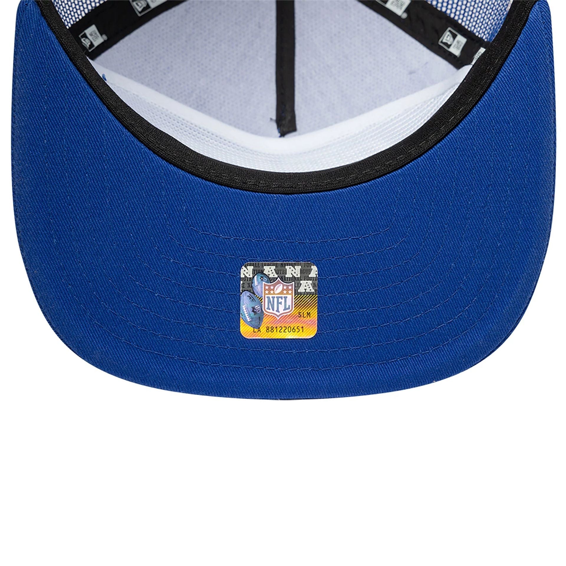 This is a New York Giants NFL International Series Games 2024 Blue Golfer Adjustable Cap 5