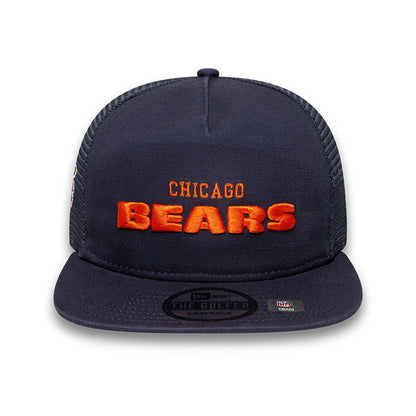 This is a Chicago Bears NFL International Series Games 2024 Navy Golfer Adjustable Cap 2