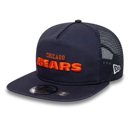 This is a Chicago Bears NFL International Series Games 2024 Navy Golfer Adjustable Cap 3