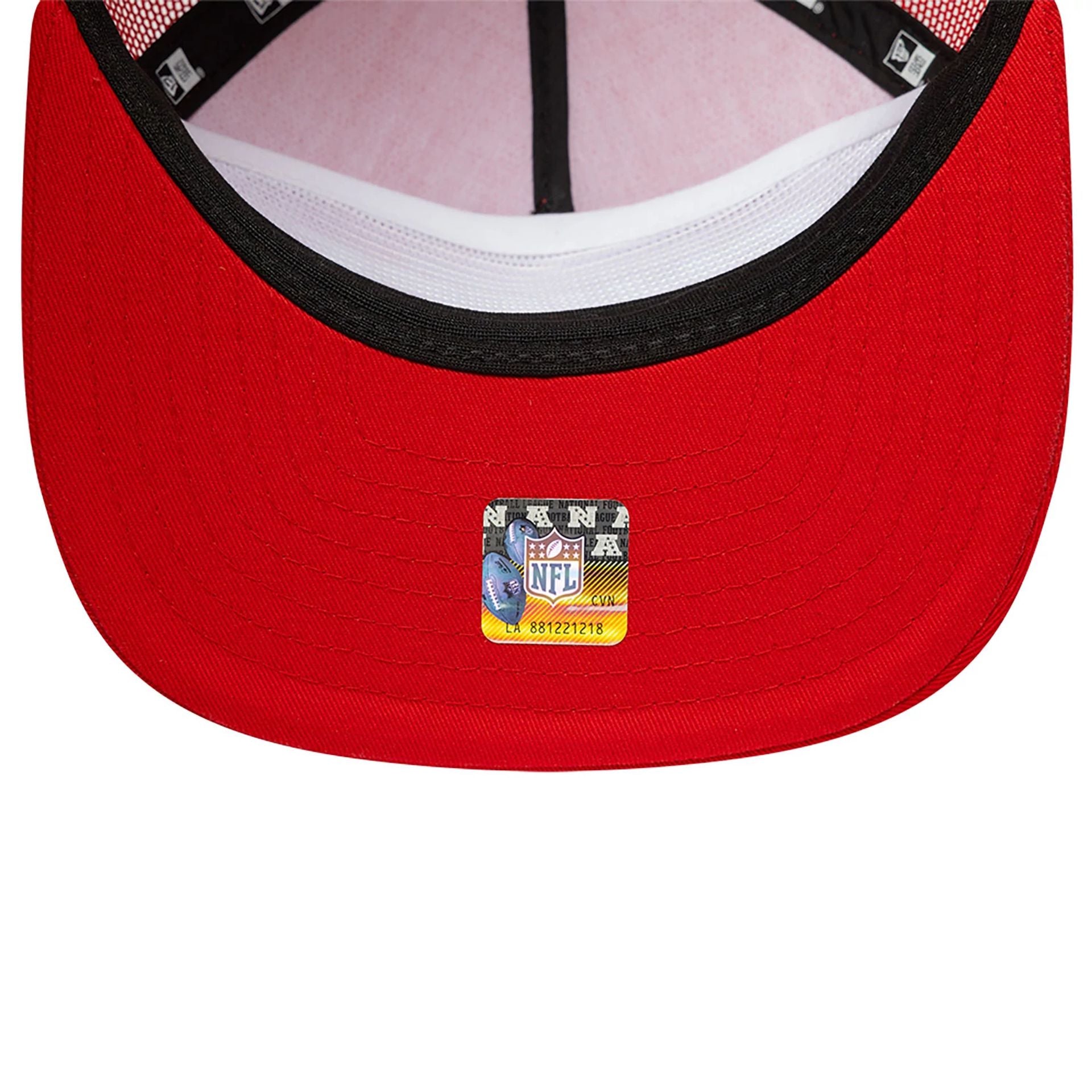 This is a Kansas City Chiefs NFL International Series Games 2024 Red Golfer Adjustable Cap 5