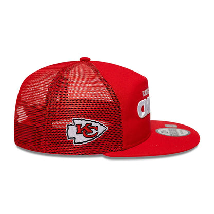 This is a Kansas City Chiefs NFL International Series Games 2024 Red Golfer Adjustable Cap 6