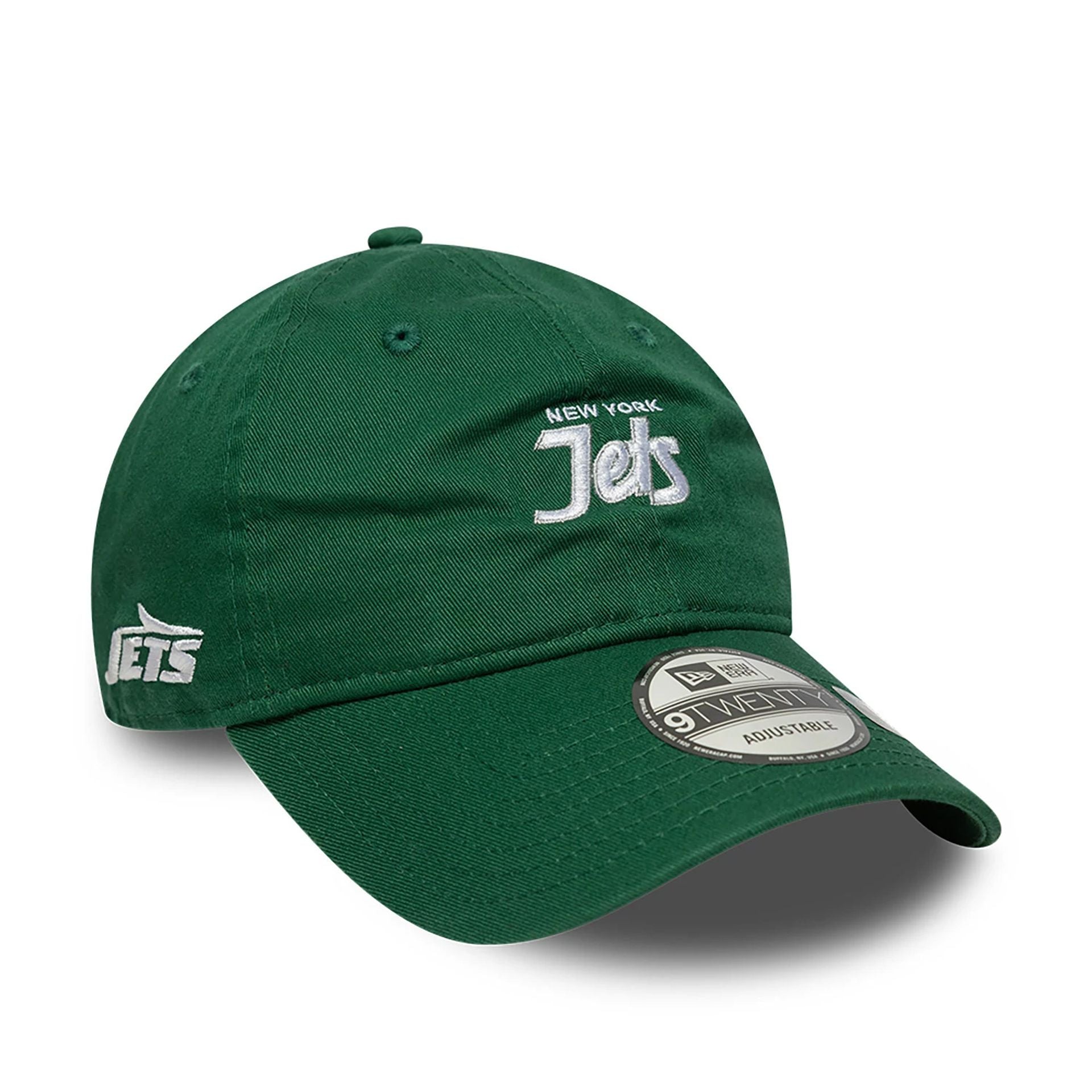 This is a New York Jets NFL International Series Games 2024 Dark Green 9TWENTY Adjustable Cap 1